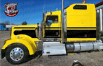 Silver and Black Kenworth Seminole Stripe Kit