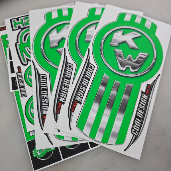 In-Stock Special - Solid Energy Green Kenworth Emblem Skin Kit