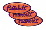 Purple Orange Sunrise Peterbilt Emblem Skins