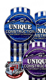 Unique Construction Giant Kenworth Decals
