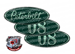 Double Green 08 Peterbilt Emblem Skins