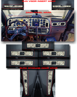 2021 Peterbilt Custom Dash and Interior Accent Panel Wrap