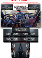 2021 Peterbilt Custom Dash and Interior Accent Panel Wrap