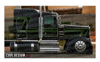 Apple Green 70s Overshadow Kenworth Stripe Kit