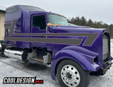 Purple 70s Overshadow Kenworth Stripe Kit