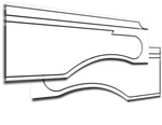 70s Seminole Stripe Paint Mask for Kenworth W900L - Avery Paint Mask