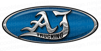 AJ Trucking Pete Emblem Skins x 3