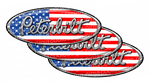American Flag Peterbilt Emblem Skins