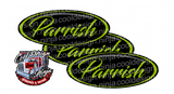 Matte Apple Green and Black Parrish Peterbilt Emblem Skins