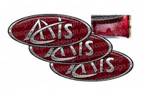 Burgundy Axis Peterbilt Emblem Skins