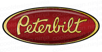 3M Peterbilt Emblem Skins x 3 in Gold