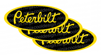 JD Black Peterbilt Emblem Skins