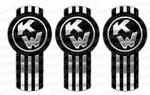 Black Kenworth Emblem Skin Kit