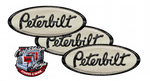 Black and Cream Peterbilt Emblem Skins