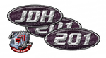 JDH Unit 201 Black Cherry Peterbilt Emblem Skins