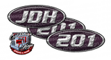 JDH Unit 201 Black Cherry Peterbilt Emblem Skins