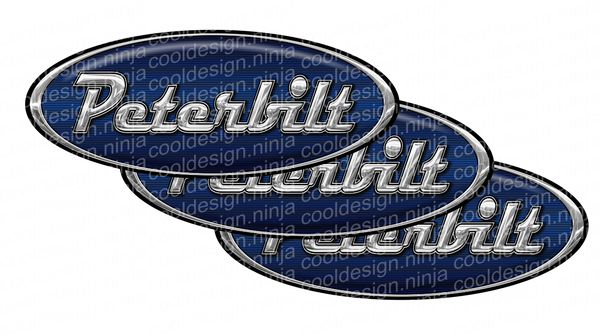 Dark Blue Shotgun Peterbilt Emblem Skins