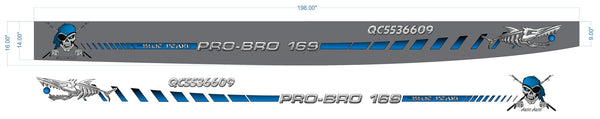 Pro Bro 169 Boat Decal Kit