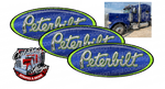 Bright Green Viper Blue Peterbilt Emblem Skins