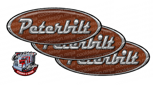 Brown Shotgun Peterbilt Emblem Skins