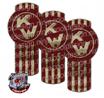 Burgundy Gold Kenworth Emblem Skin Kit