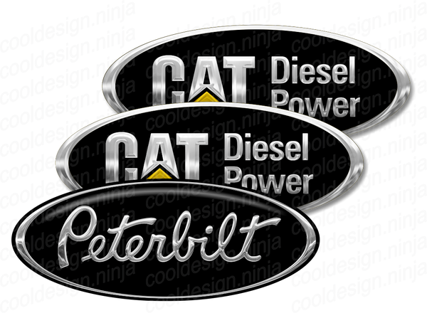 2-Pack CAT Peterbilt Skin