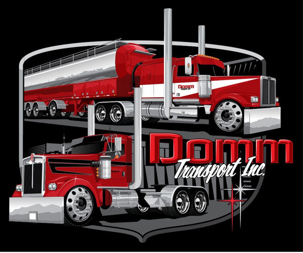 Domm Transport T-Shirt Design