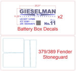 Gieselman Truck Decals