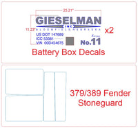 Gieselman Truck Decals