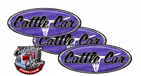 Cattle Car Peterbilt Emblem Skins