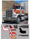 Chicago Stripe Peterbilt Paint Mask Kit