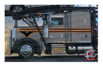 379/389 Peterbilt Car-Carrier Classic Spear Black and Orange Stripe Kit
