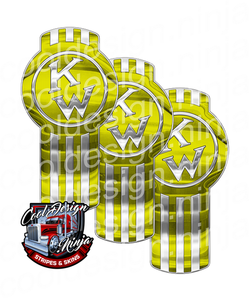 Yellow Classic Kenworth Emblem Skin Kit