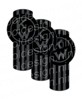 Classic Black Grey Kenworth Emblem Skin Kit
