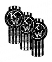Classic Black Kenworth Emblem Skin Kit