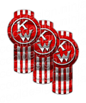Classic Red Kenworth Emblem Skin Kit