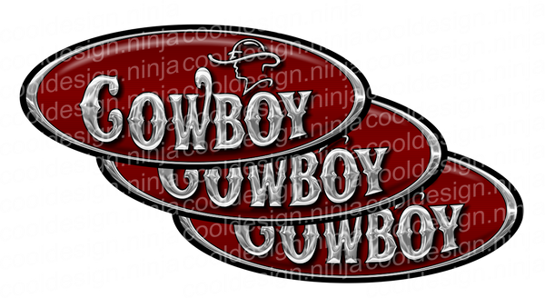 Cowboy Peterbilt Emblem Skins