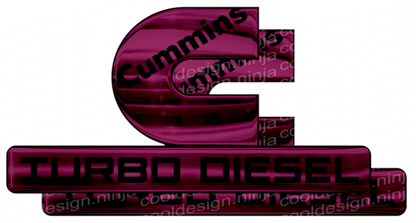 Cummins Turbo Diesel Decals