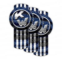Dark Blue Kenworth Emblem Skin Kit