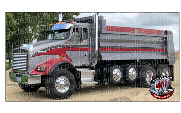Bladed Spear Kenworth Stripe Kit