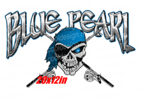 Vagas Blue Pearl Boat Decals