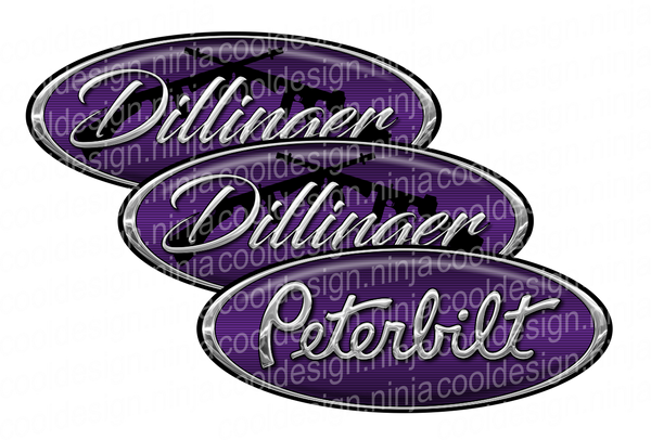 Dillinger Peterbilt Emblem Skins