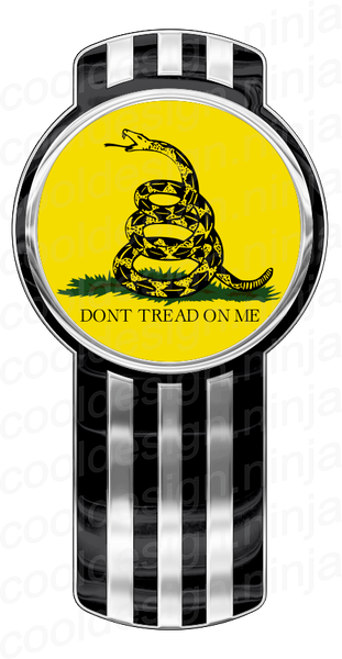 3-Pack Don't Tread On Me Kenworth Emblem Skin