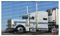 Disco Is Dead Straight 777 Peterbilt Stripe Kit