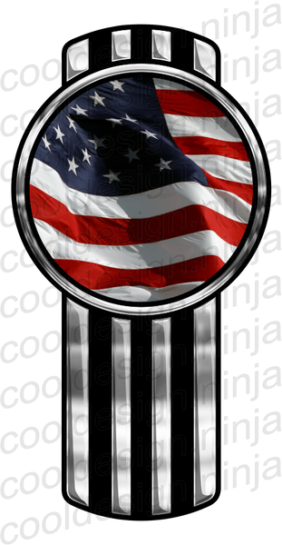 American Flag Emblem Skin 3-Pack