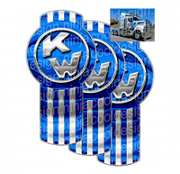 Fletch Blue Kenworth Emblem Skin Kit