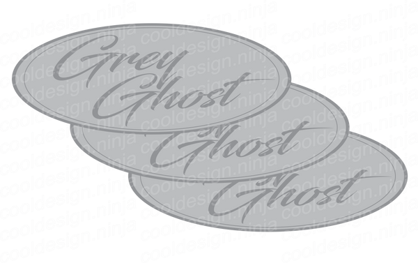 Grey Ghost Peterbilt Emblem Skins
