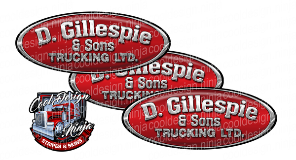 Gillespie Peterbilt Emblem Skins