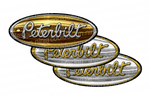 Gold and Chrome Peterbilt Emblem Skins