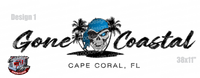 Gone Coastal Boat Decal